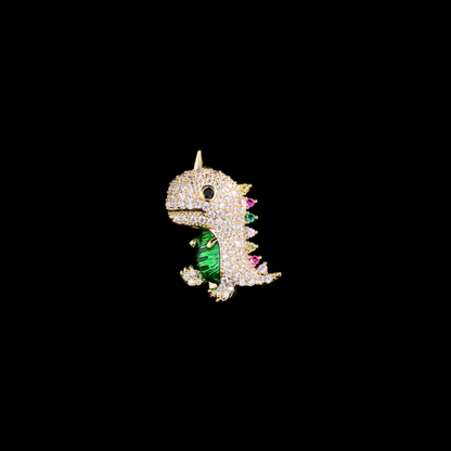 AVELIA Crystal Dinosaur Brooch