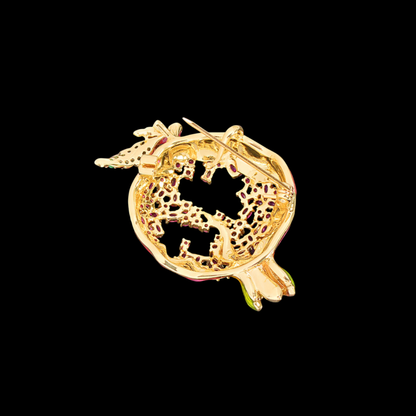 AVELIA Crystal Pomegranate Brooch