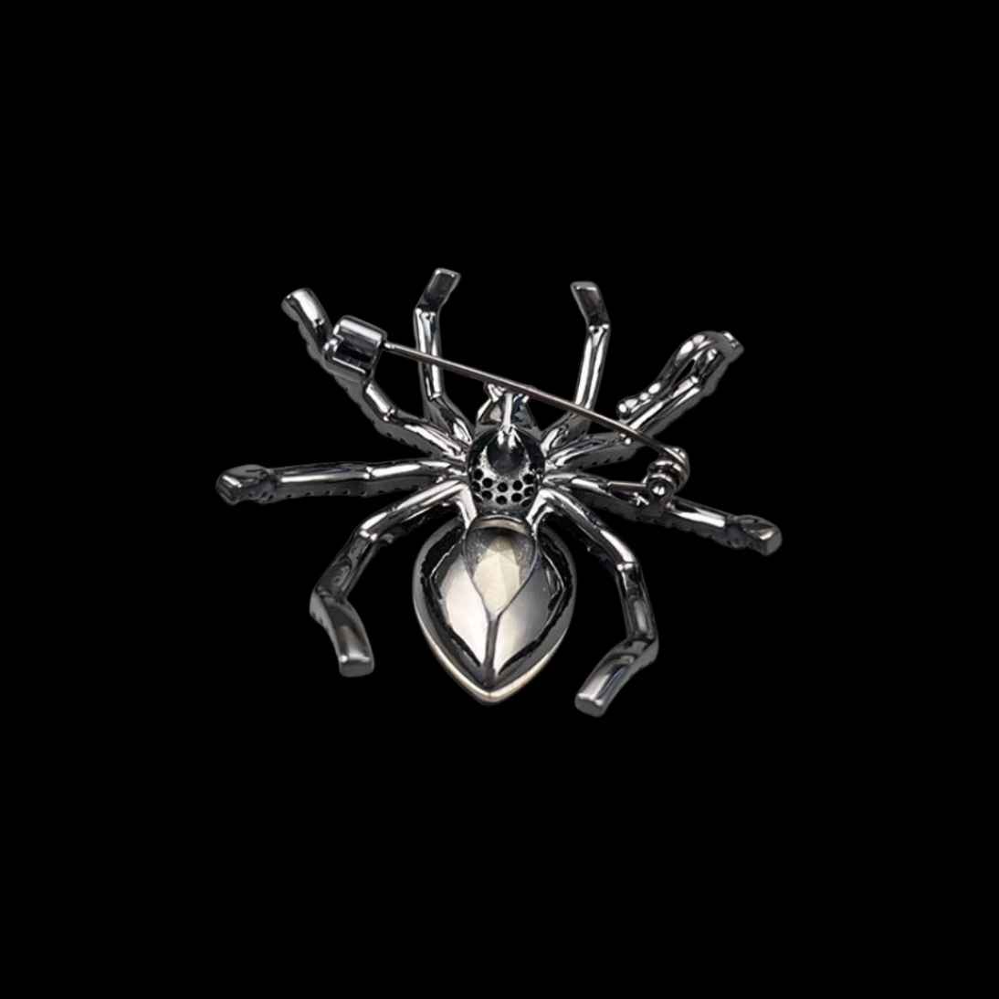 AVELIA Ember Crystal Spider Brooch