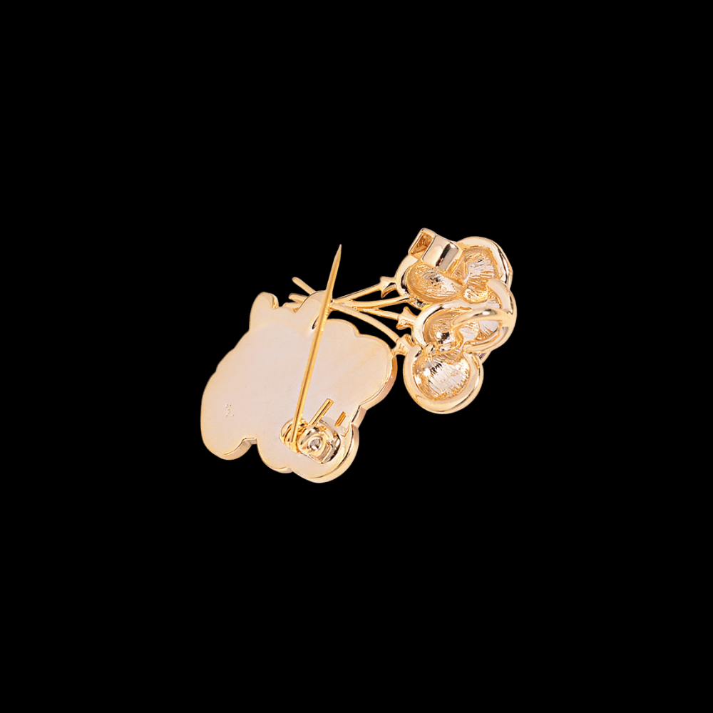 AVELIA Enamel Frog Brooch