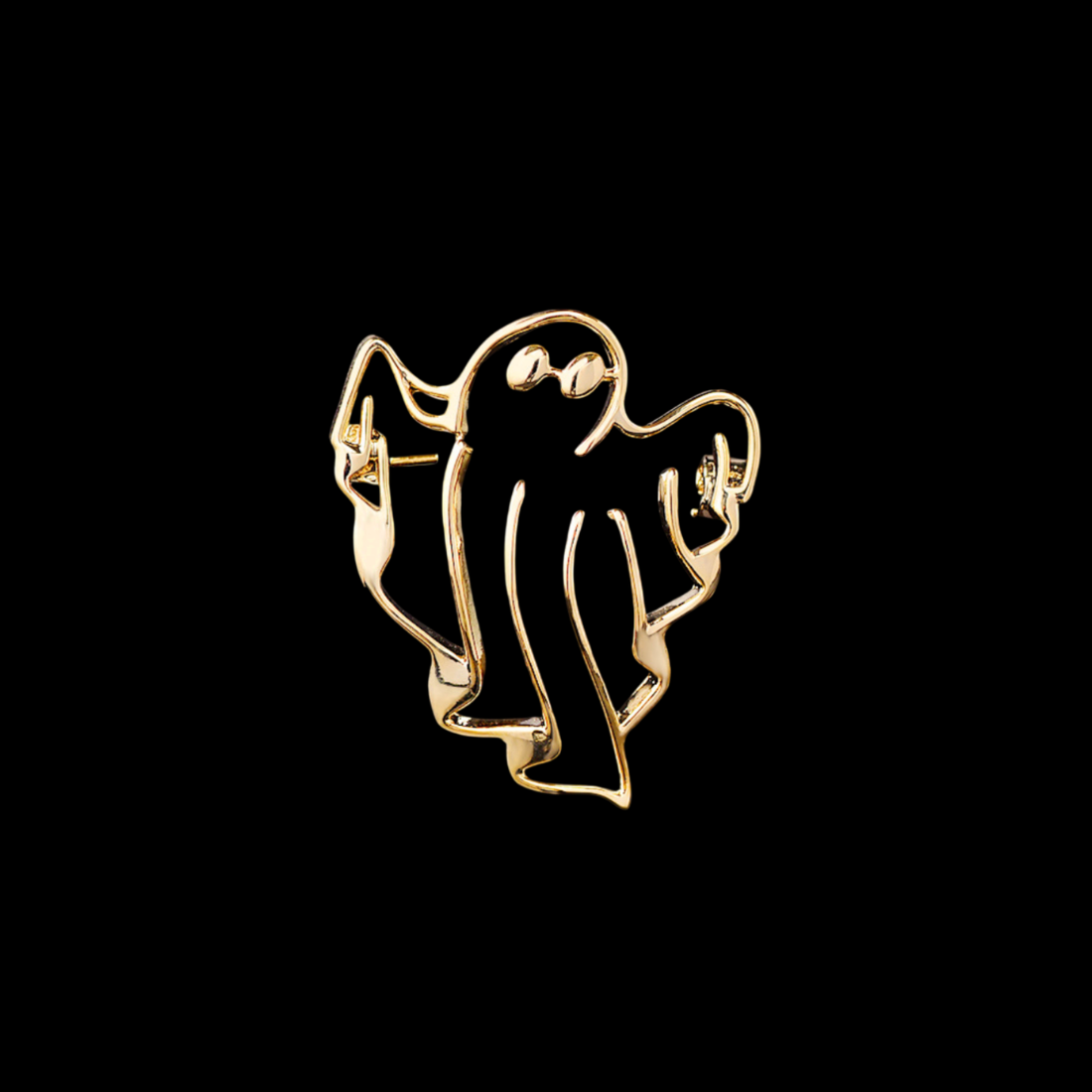 AVELIA Gold Ghost Brooch