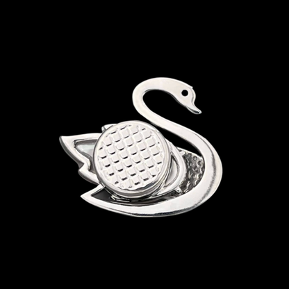 AVELIA Mother of Pearl Magnetic Swan Brooch