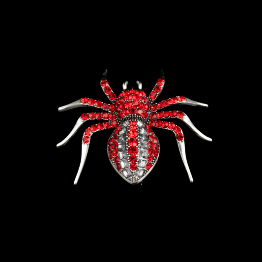 AVELIA Vantige Ruby Spider Artistry Brooch