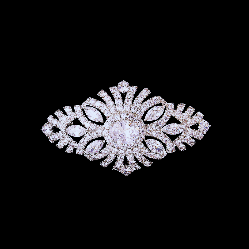 AVELIA Vintage Radiant Bloom Elegance Brooch
