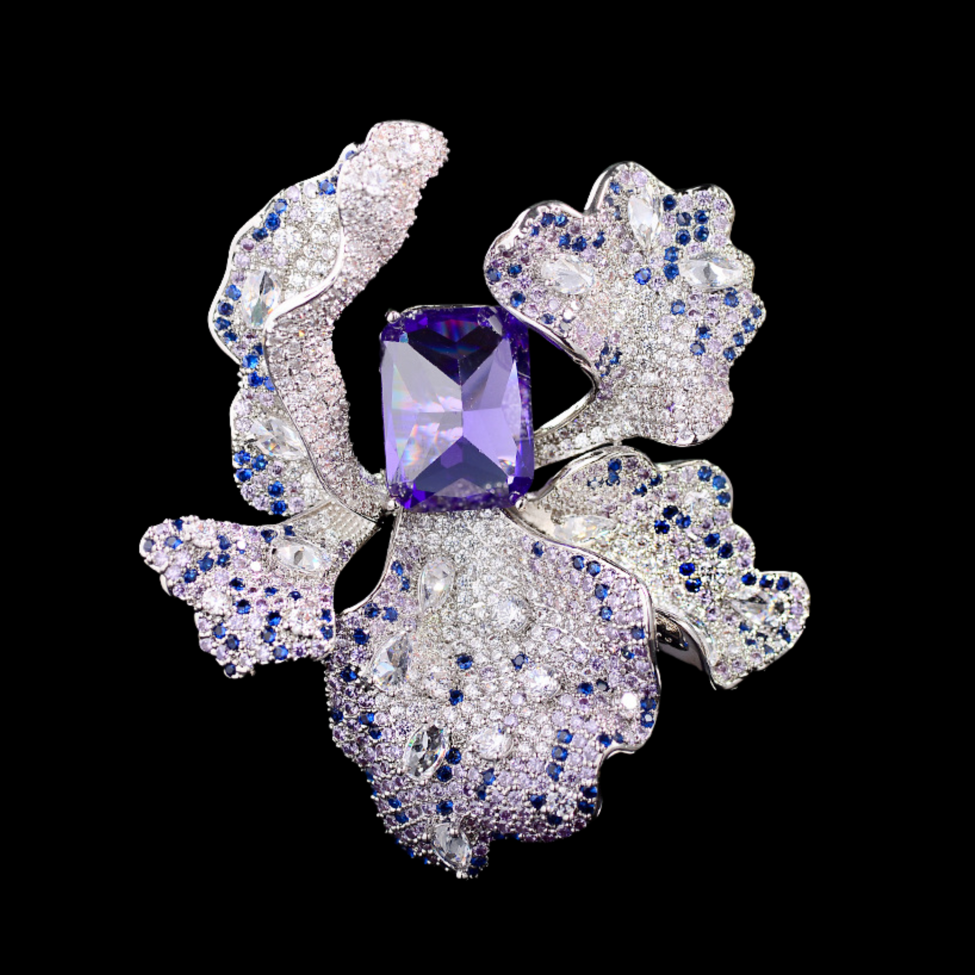 AVELIA Fortunelle Violet Grace Fortune Luxury Brooch