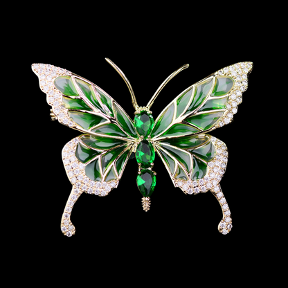 AVELIA Vintage Enamel Butterfly Brooch​