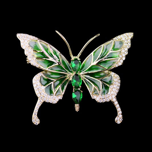 AVELIA Vintage Enamel Butterfly Brooch​
