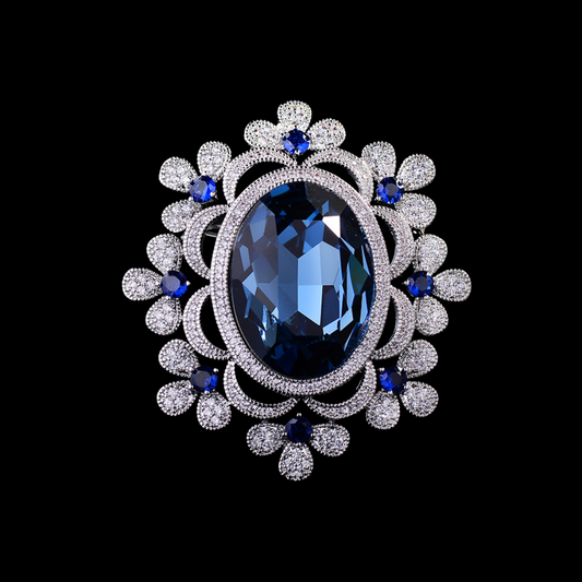 AVELIA Vintage Crystal Brooch