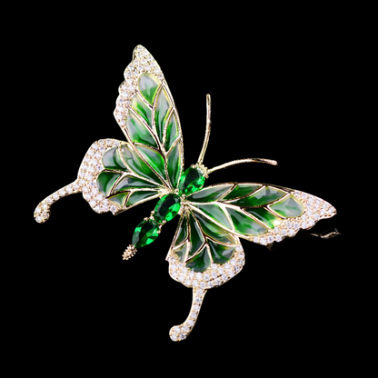 AVELIA Vintage Enamel Butterfly Brooch​