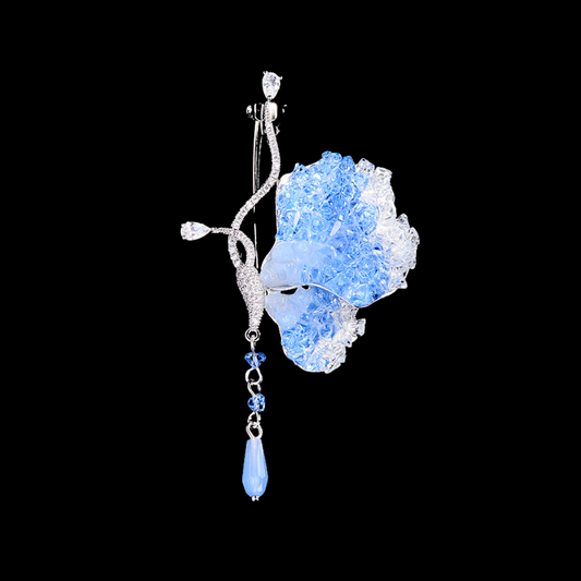 AVELIA Blue Butterfly Brooch