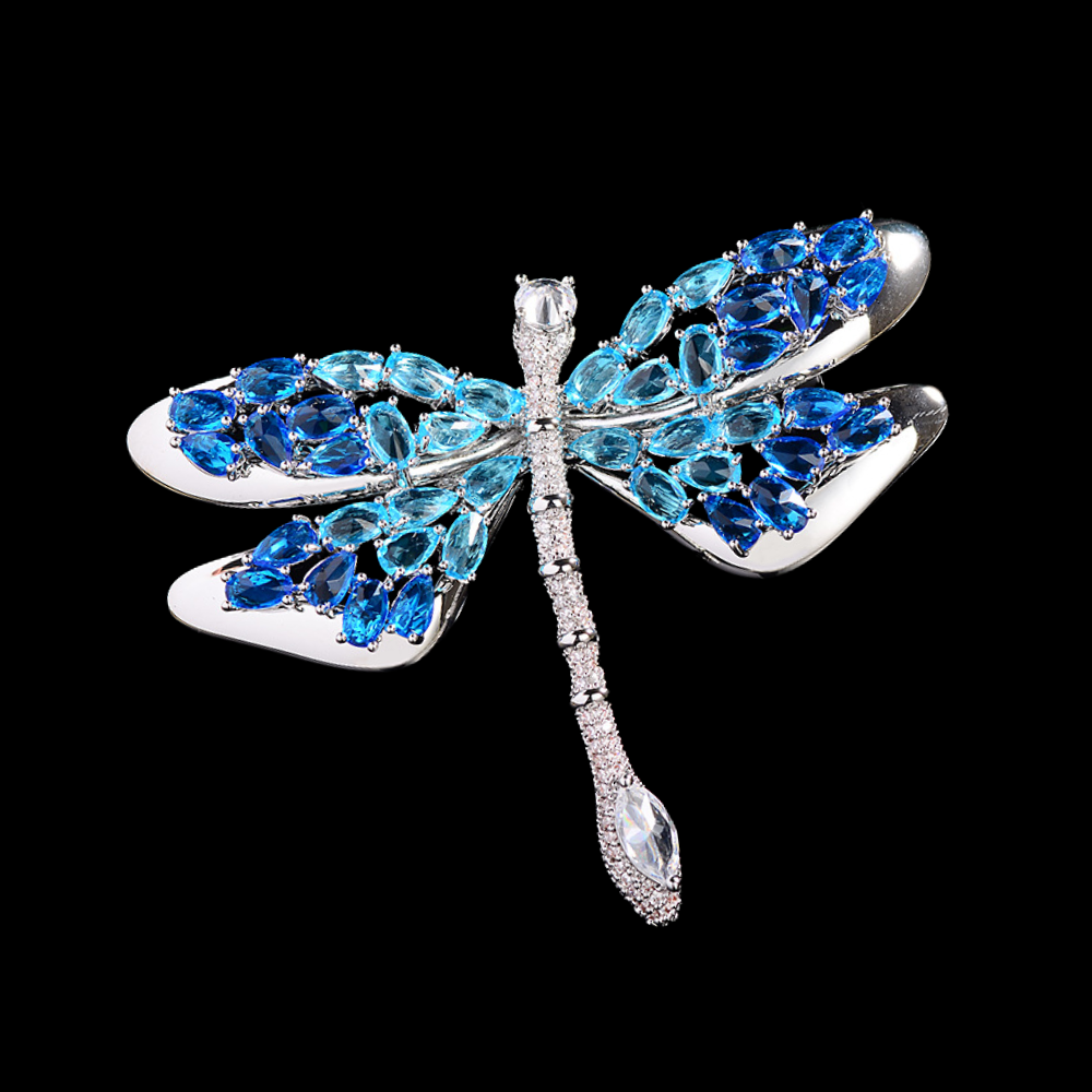 AVELIA Classic Azure Dragonfly Brooch