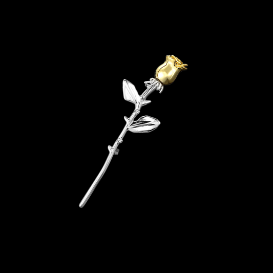 AVELIA Men's Rose Brooch
