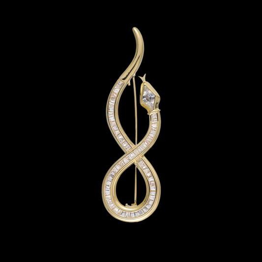 AVELIA Snake Brooch