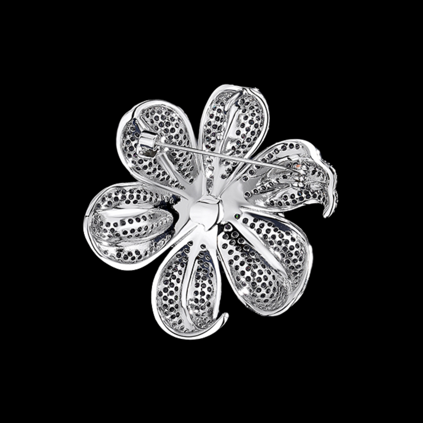 AVELIA Purple Flower Brooch