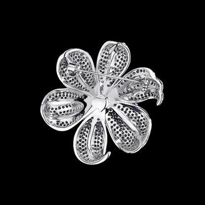 AVELIA Purple Flower Brooch