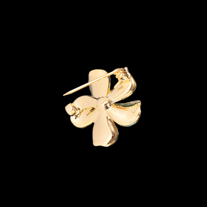 AVELIA Enamel Blue Forget-Me-Not Brooch