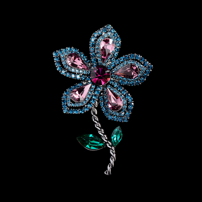 Twilight Forget-Me-Not Brooch