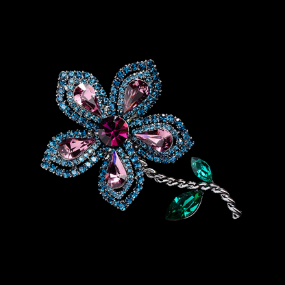 Twilight Forget-Me-Not Brooch