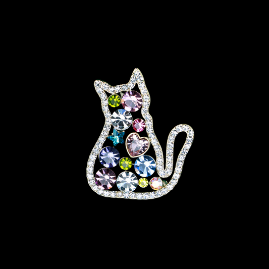 AVELIA Vintage Cat Brooch